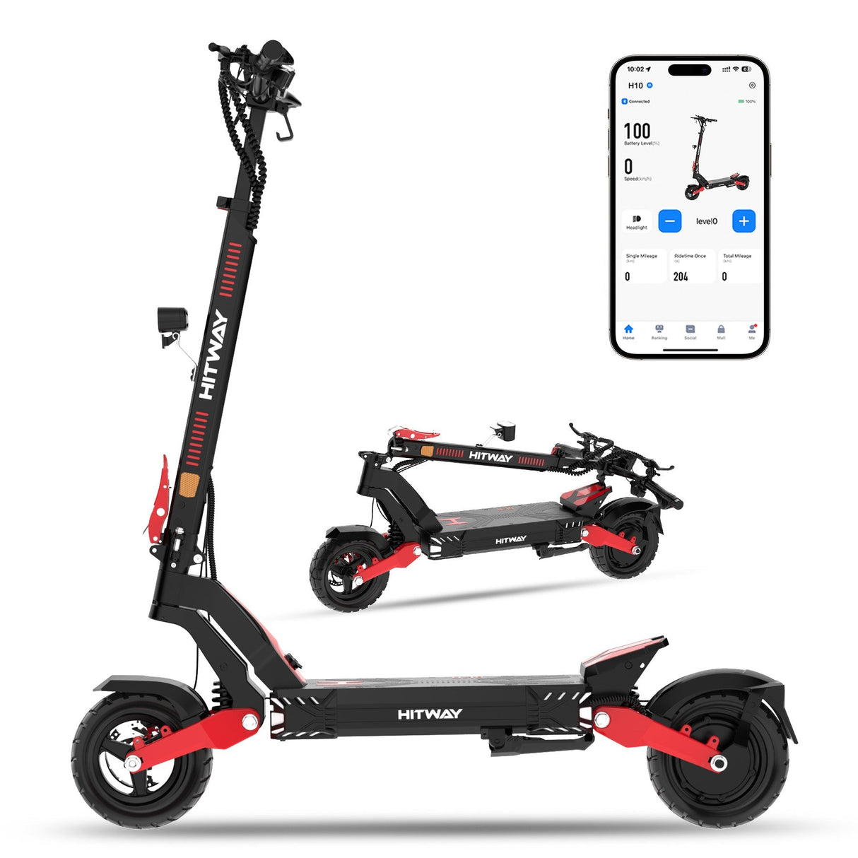 H10 1600W E‑Scooter